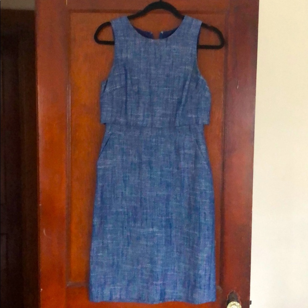 J.Crew Linen Sheath Dress